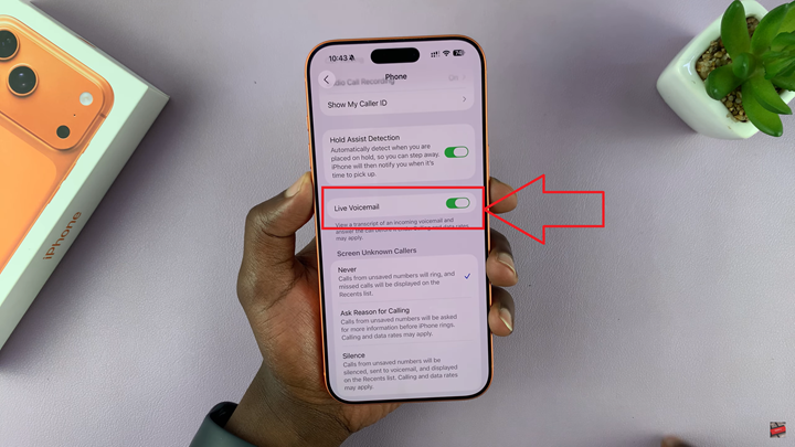 Enable Voicemail On iPhone 17