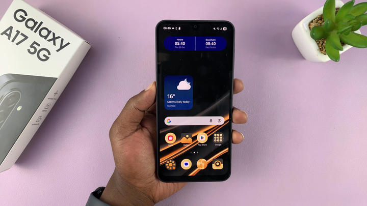Change Theme On Samsung Galaxy A17 5G