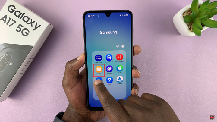 Find Downloads On Samsung Galaxy A17 5G
