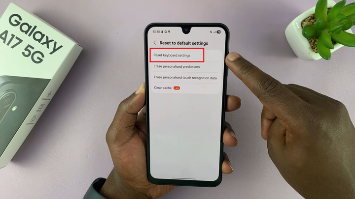 Reset Keyboard Settings On Samsung Galaxy A17 5G