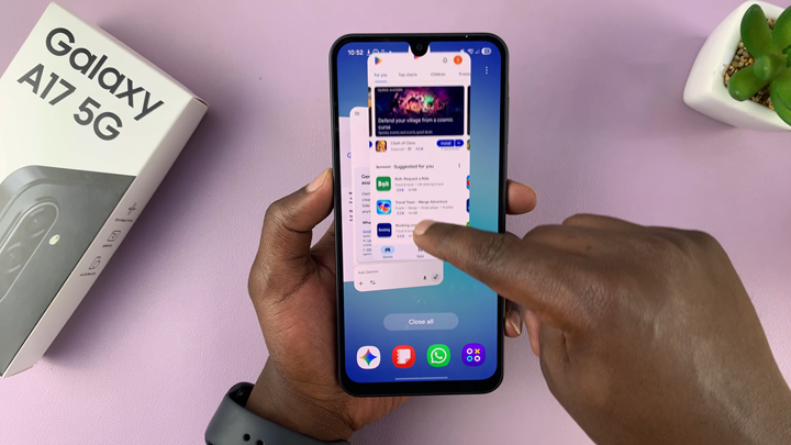 Close Apps On Samsung Galaxy A17 5G
