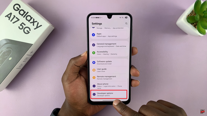 Turn OFF Developer Options On Samsung Galaxy A17