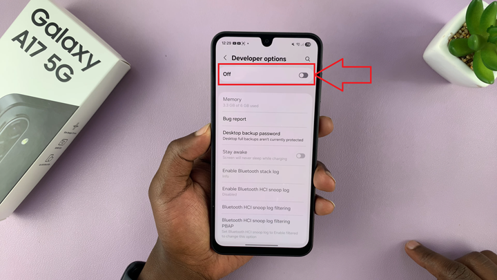 Turn OFF Developer Options On Samsung Galaxy A17