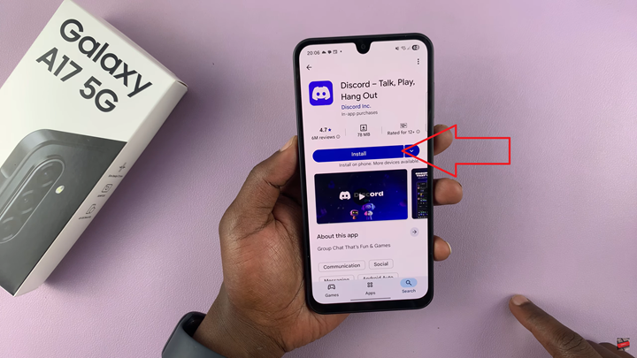 Install Apps On Samsung Galaxy A17