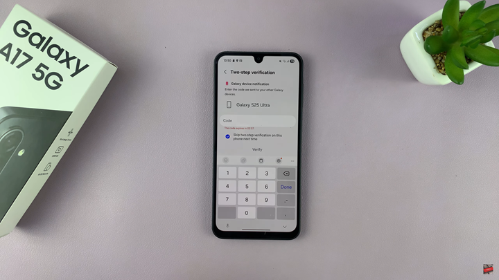 Add Samsung Account To Samsung Galaxy A17 5G