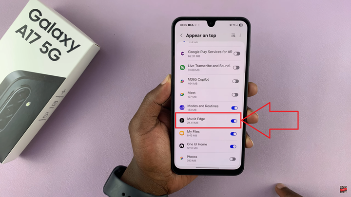 Enable Always ON Display On Samsung Galaxy A17 5G