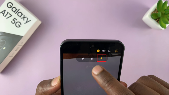 Turn ON Camera Flash On Samsung Galaxy A17