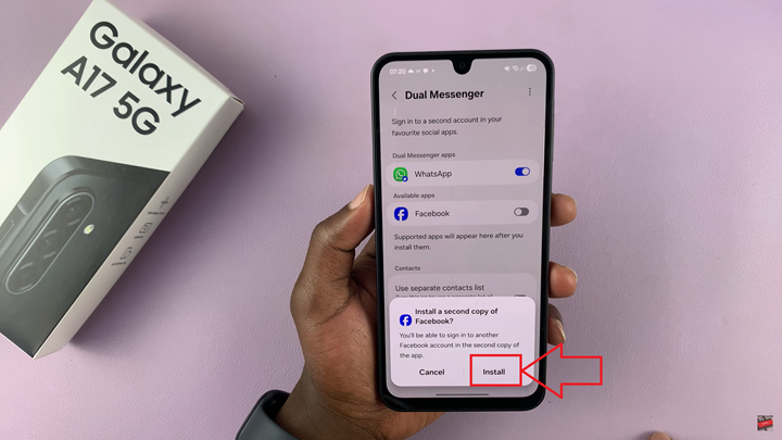 Clone Apps On Samsung Galaxy A17 5G