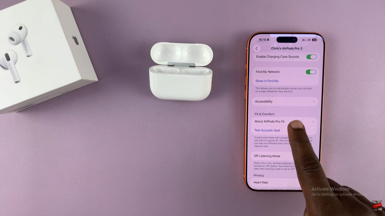 Do an Ear Tip Fit Test On Airpods Pro 3