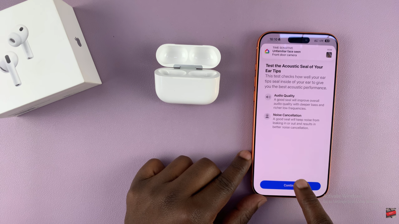 Do an Ear Tip Fit Test On Airpods Pro 3