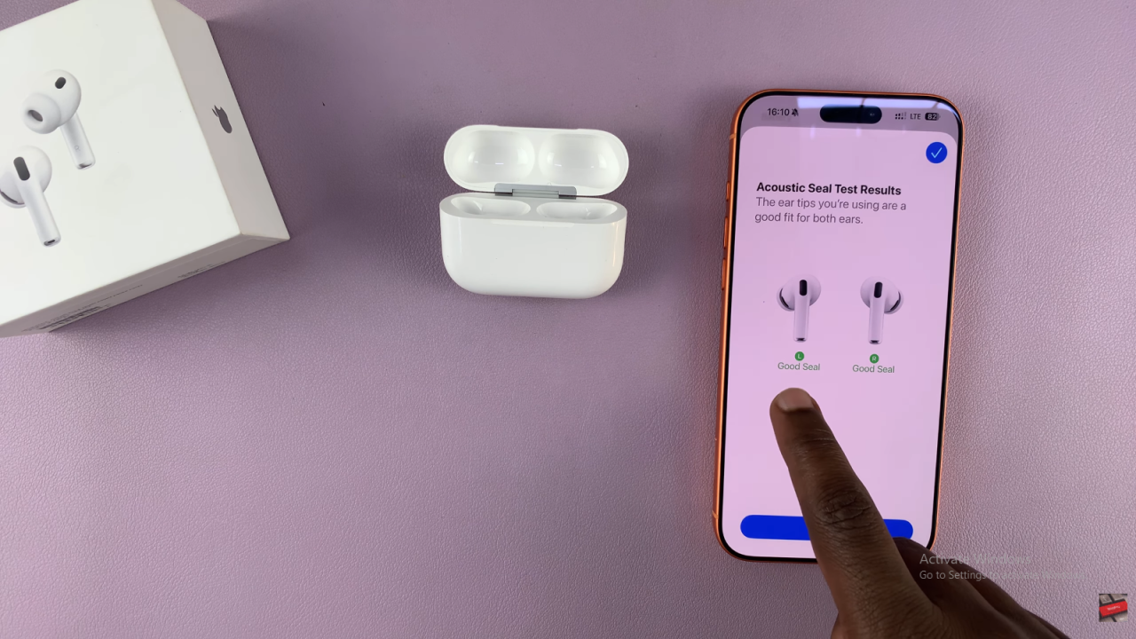 Do an Ear Tip Fit Test On Airpods Pro 3