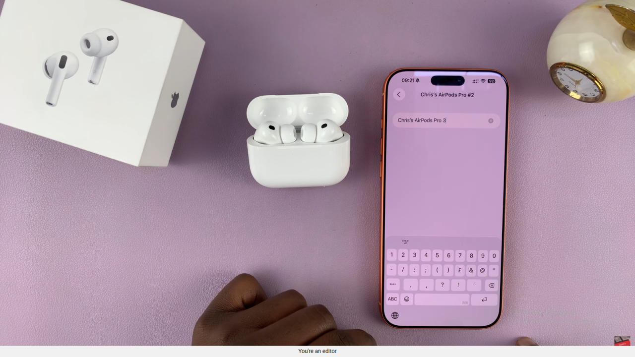 Rename Airpods Pro 3