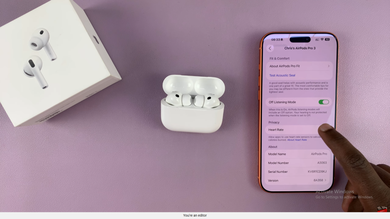 Track Heart Rate On Airpods Pro 3