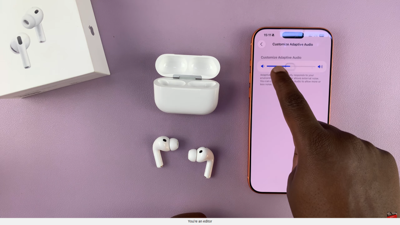 Adjust Adaptive Sound On Airpods Pro 3