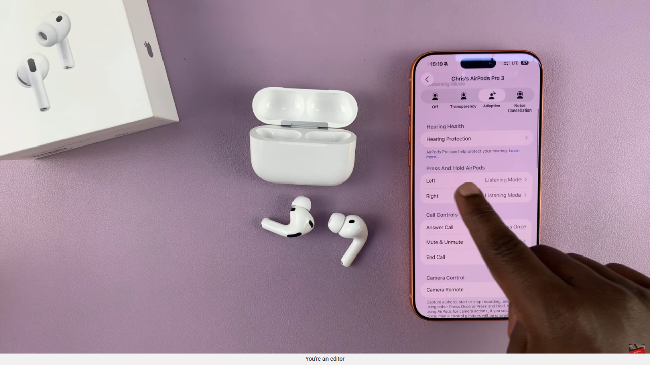 Activate Siri With Gesture On Airpods Pro 3