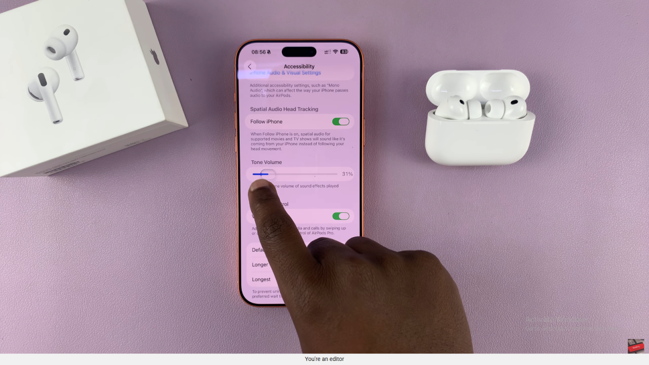 Adjust Tone Volume On Airpods 3