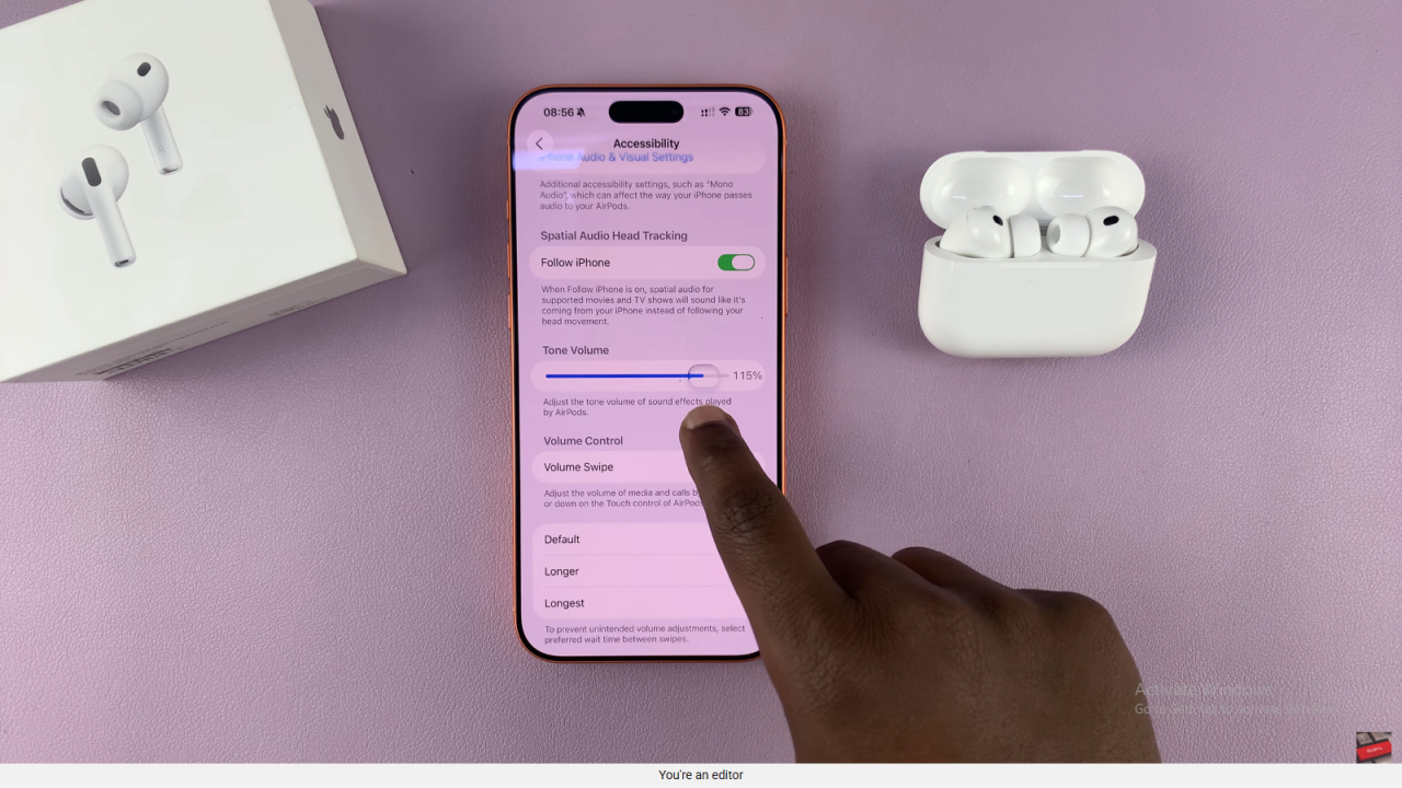 Adjust Tone Volume On Airpods 3