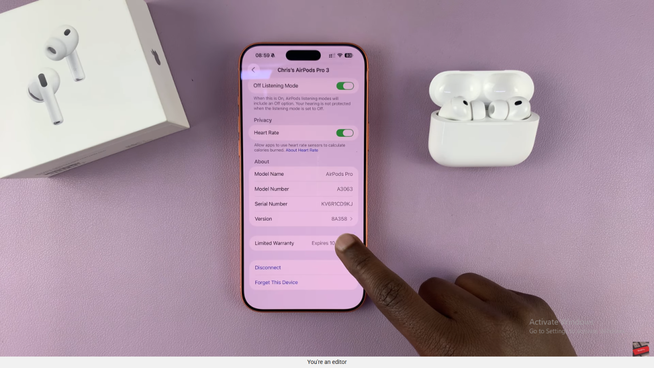 Check Warranty Expiry Date On Airpods 3