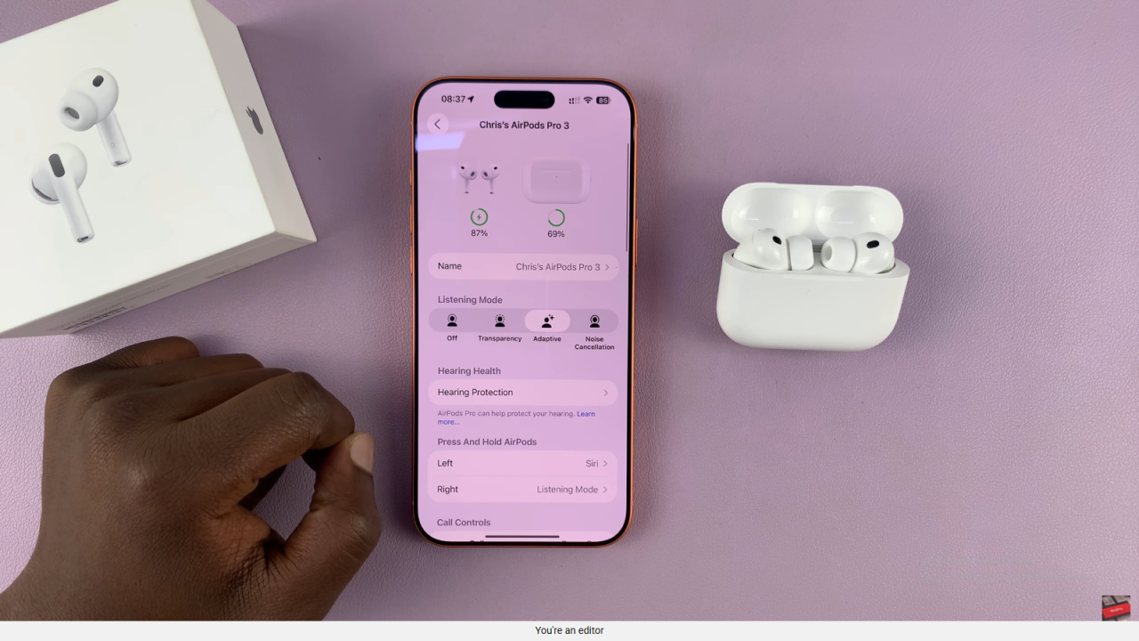 Mute Charging Case Sounds On Airpods 3
