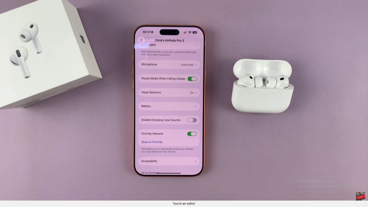 Mute Charging Case Sounds On Airpods 3