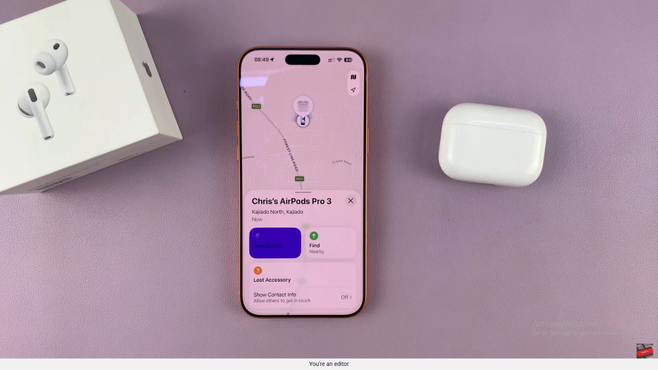 Find Lost / Misplaced Airpods Pro 3