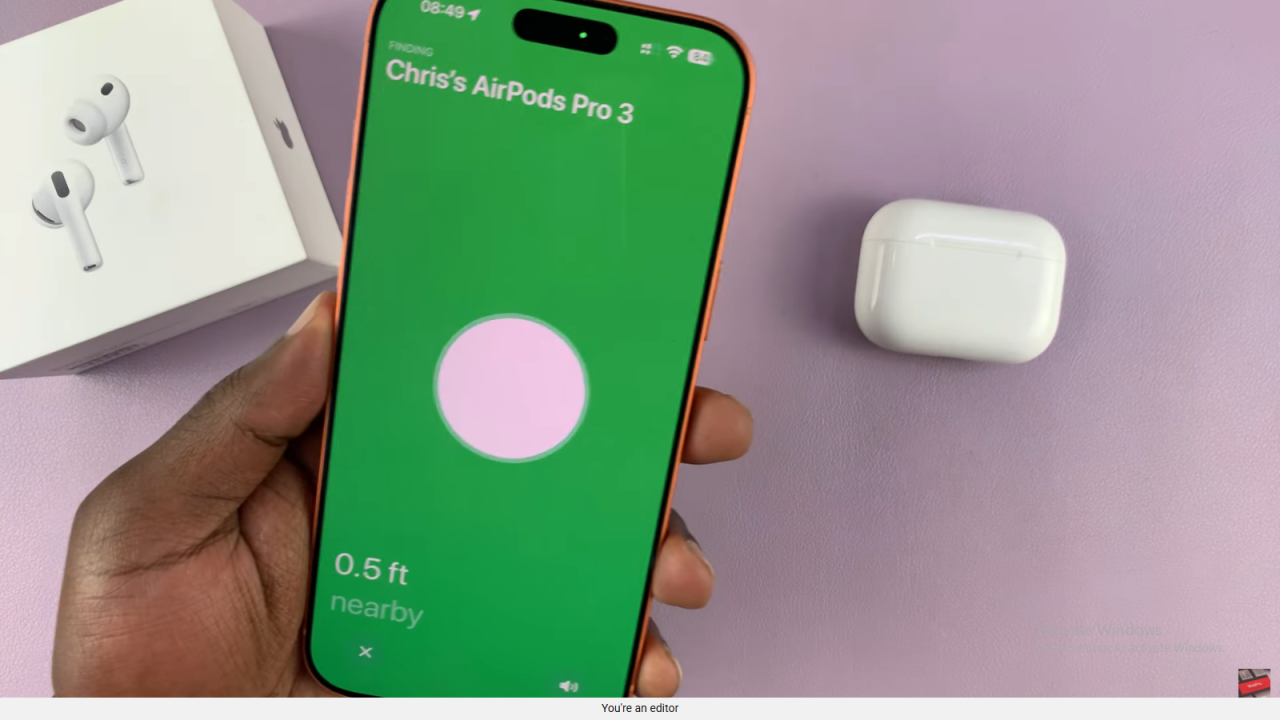 Find Lost / Misplaced Airpods Pro 3