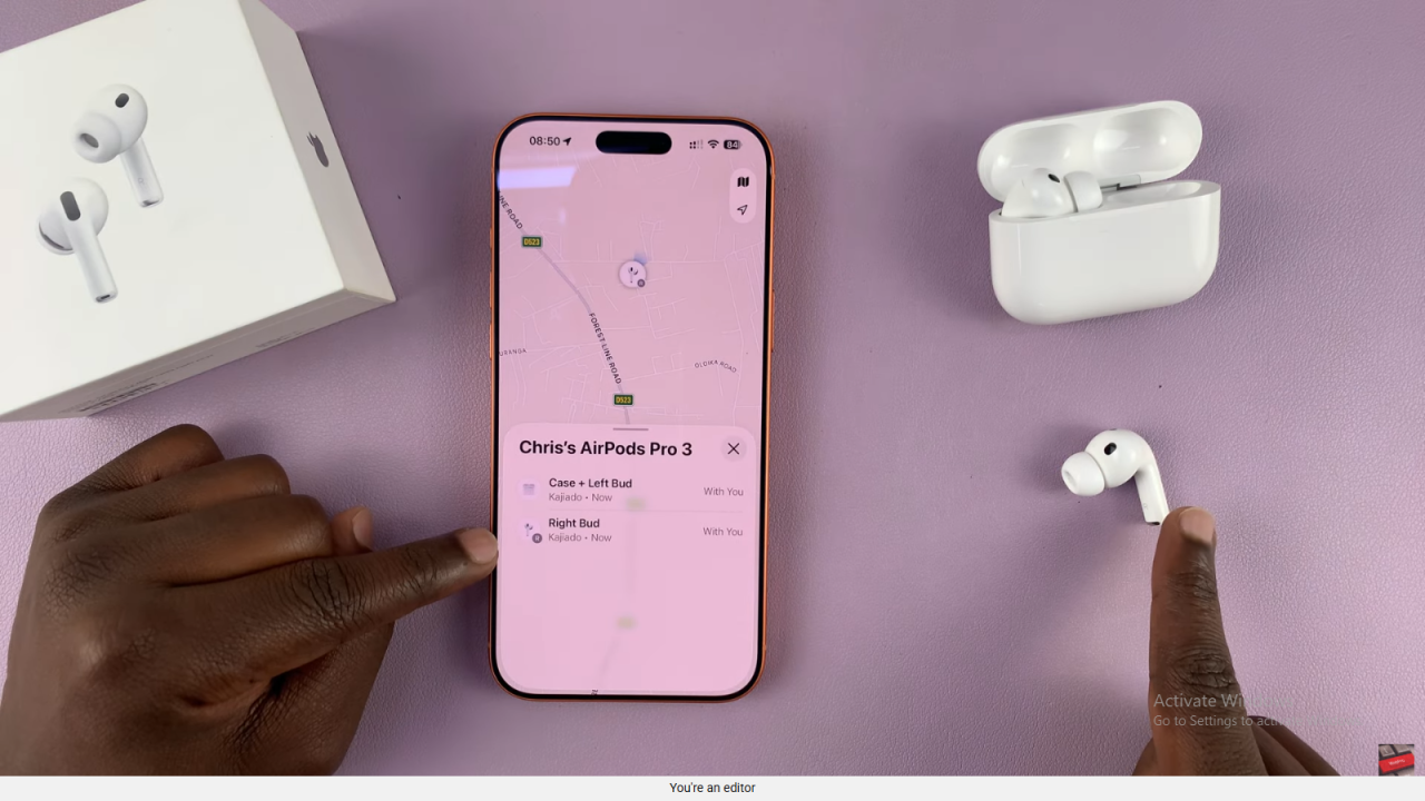 Find Lost / Misplaced Airpods Pro 3