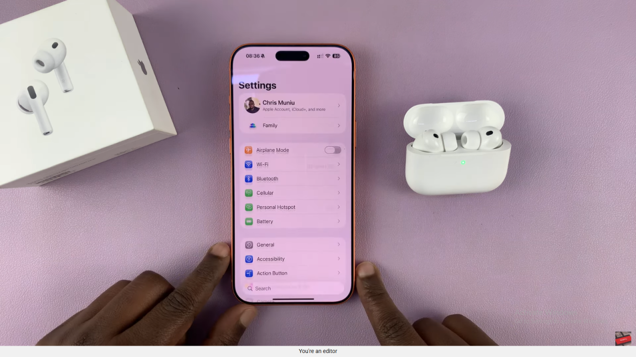Enable / Disable Charging Case Sounds On AirPods Pro 3