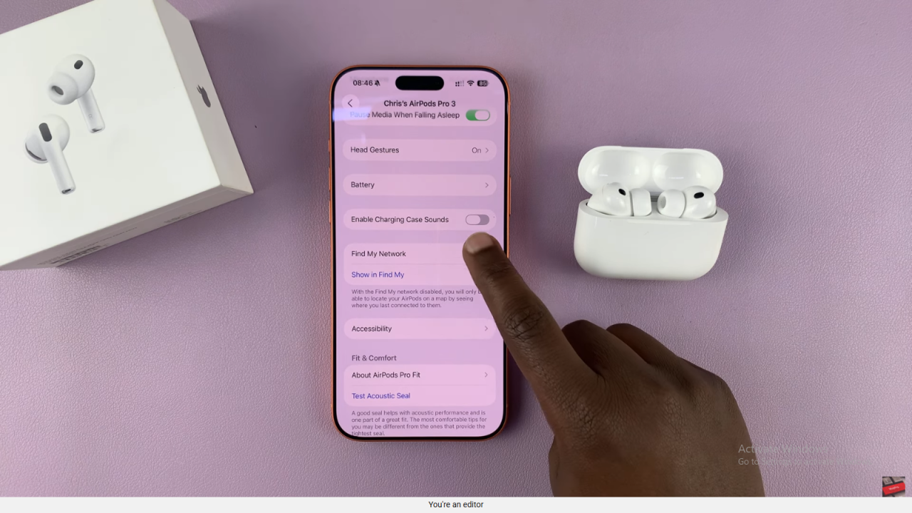 Add Airpods 3 To Find My App On iPhone