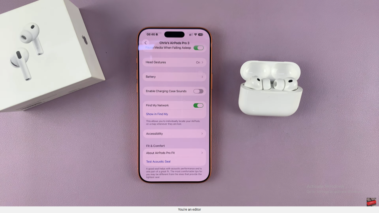 Add Airpods 3 To Find My App On iPhone