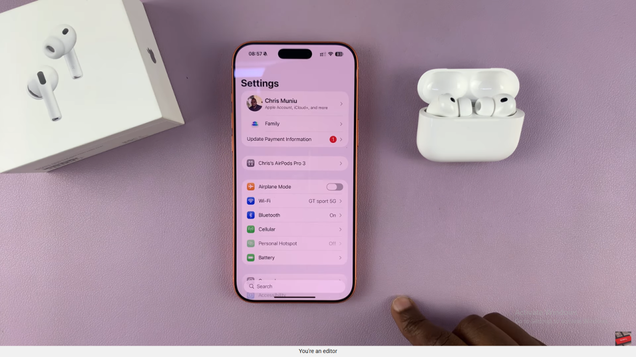 Check Firmware Version Of AirPods Pro 3