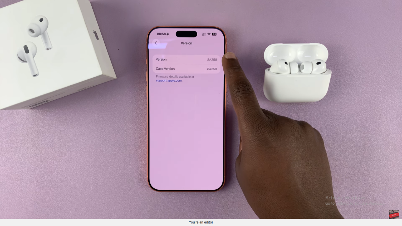 Check Firmware Version Of AirPods Pro 3
