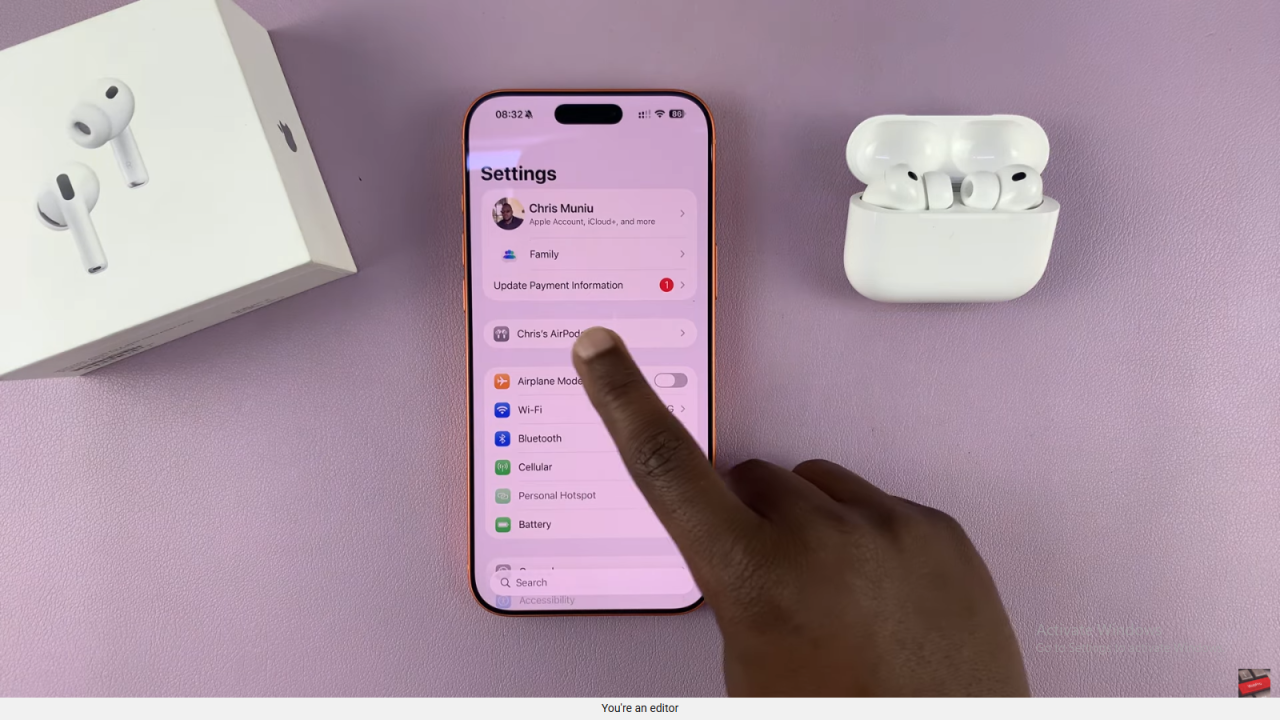 Enable Low Battery (Charging) Alerts Notifications On AirPods Pro 3