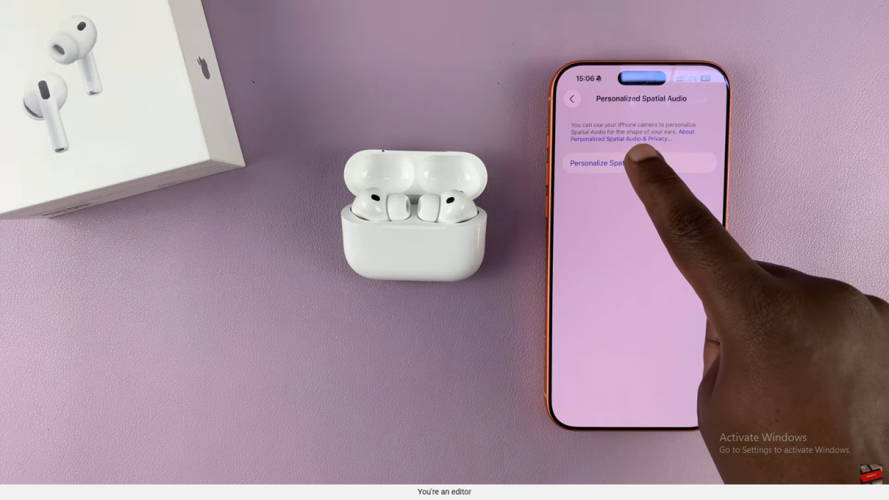 Turn Personalized Spatial Audio ON / OFF On AirPods Pro 3