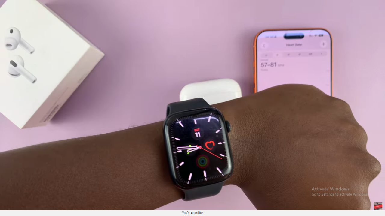 Switch Default Heart Rate Sensor From Apple Watch To Airpods Pro 3?