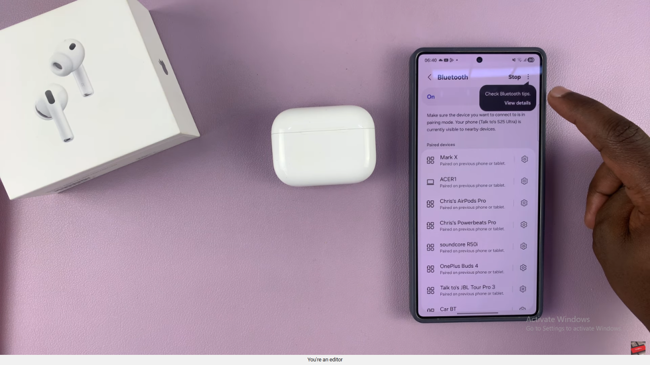 Pair To Android Phone / Tablet On Airpods Pro 3