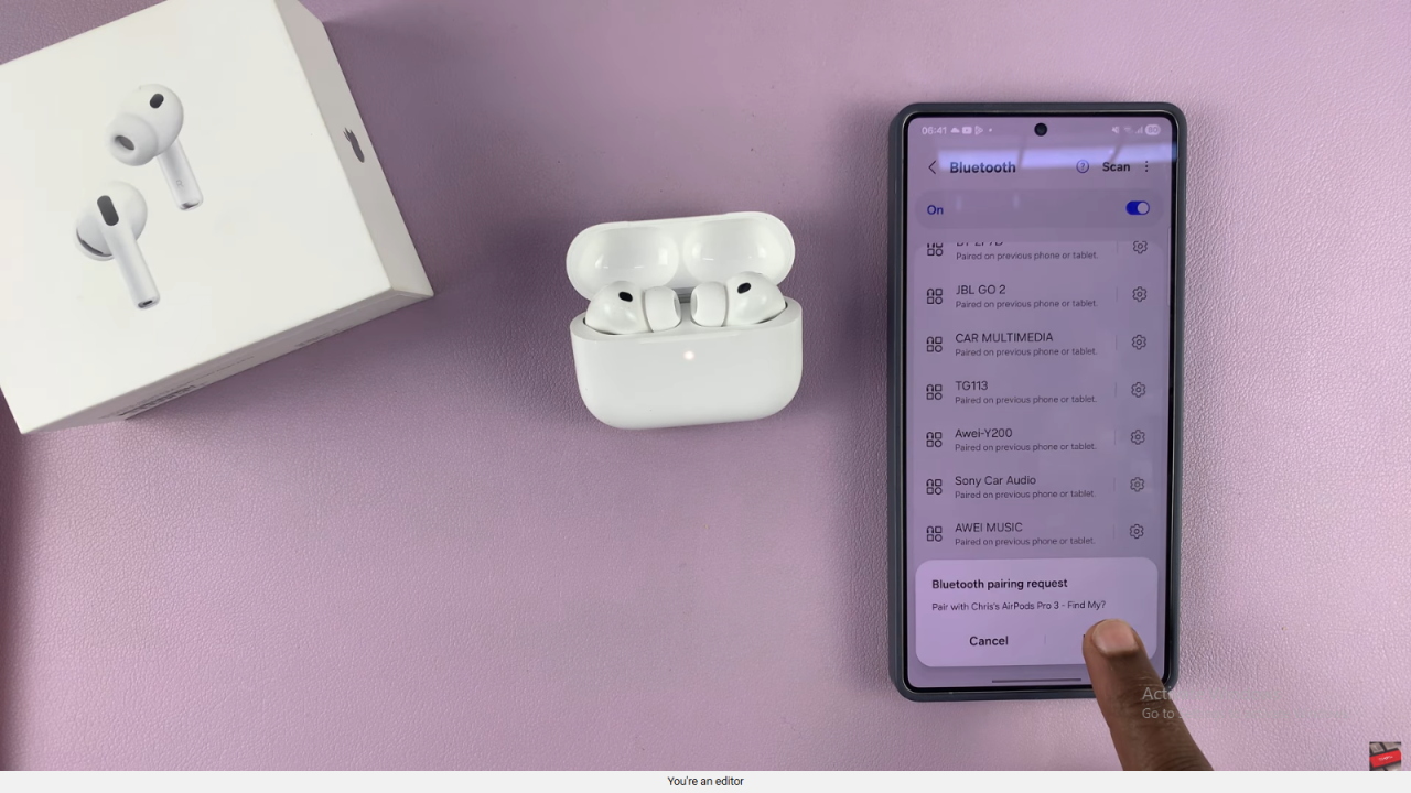 Pair To Android Phone / Tablet On Airpods Pro 3