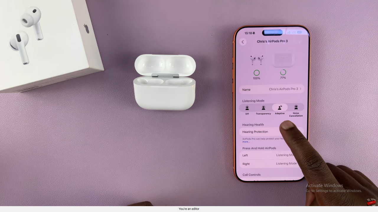 'Adaptive' Listening Mode On Airpods 3?