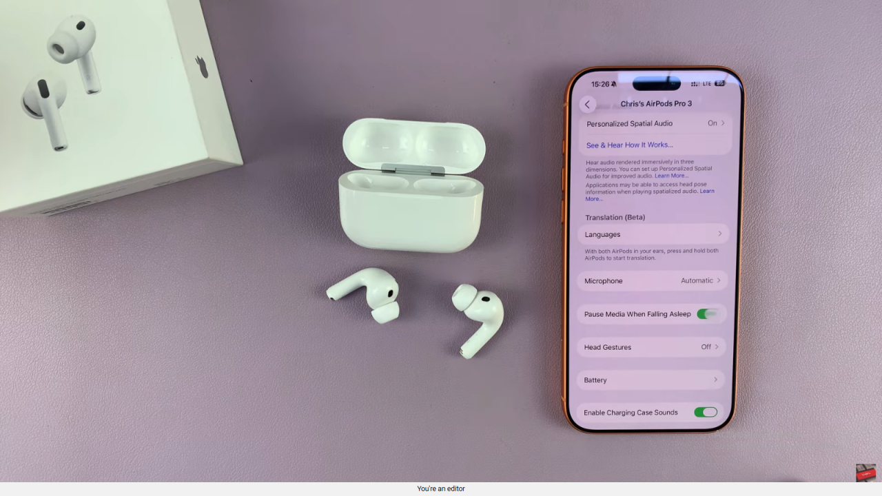 Make Them Automatically Pause Music / Media On Airpods Pro 3 When You're Falling Asleep
