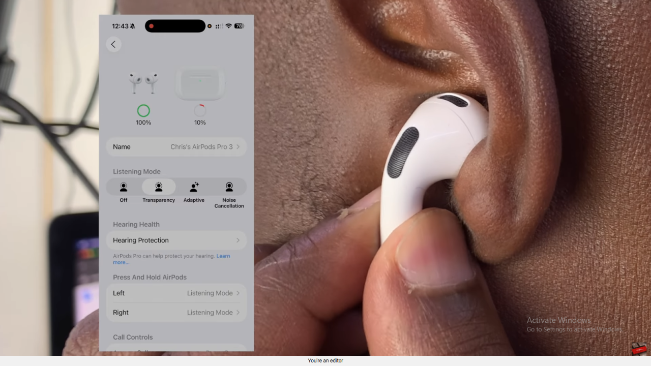 Learn Airpods Pro 3 Gestures