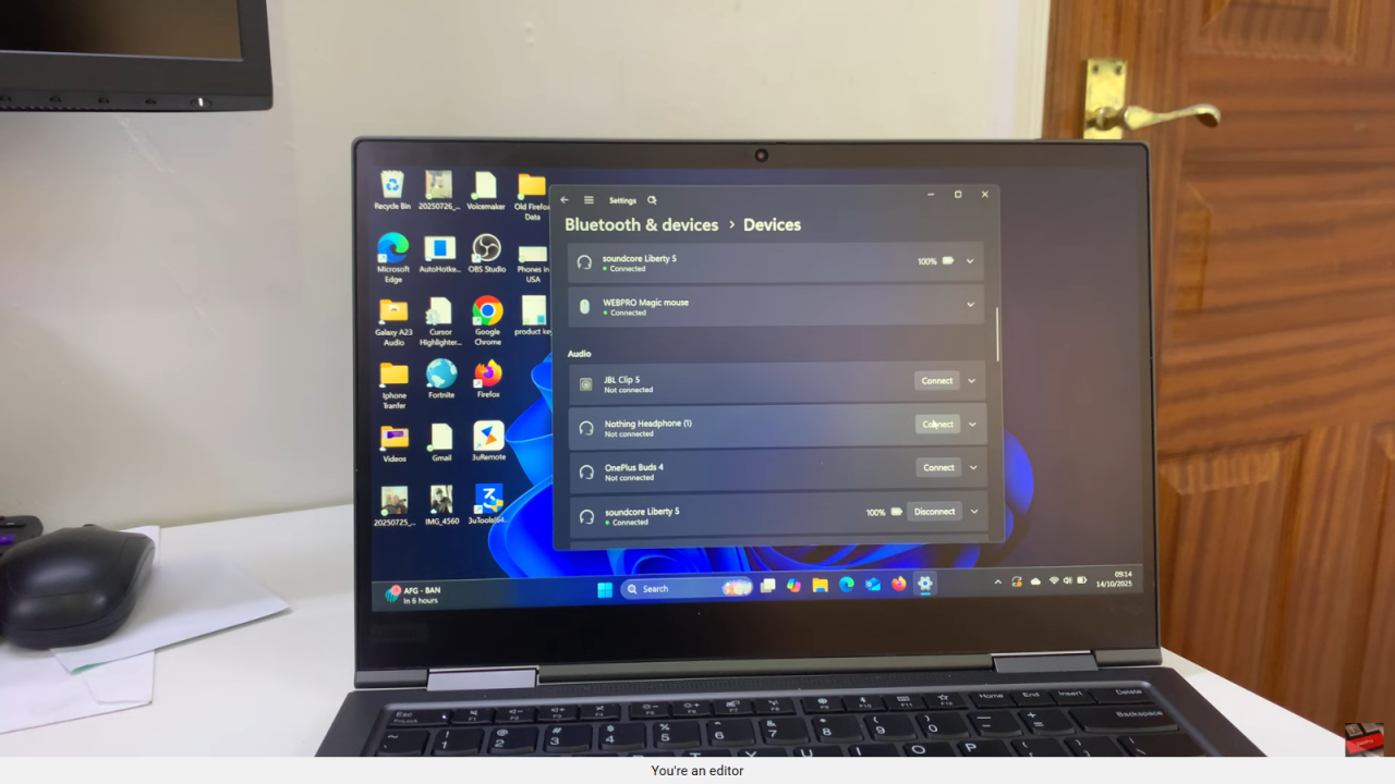 Unpair AirPods Pro 3 From Windows PC / Laptop