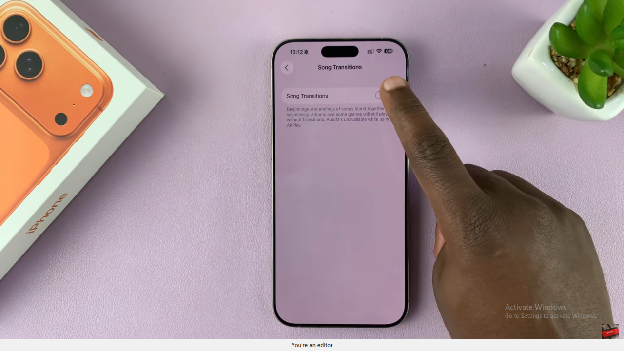 Enable / Disable Automix In Apple Music On iPhone 17 / 17 Pro