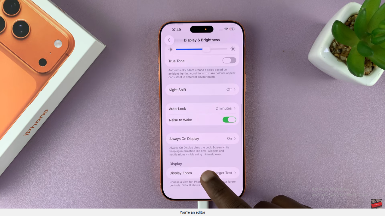 Adjust Icons Size On iPhone 17 / 17 Pro