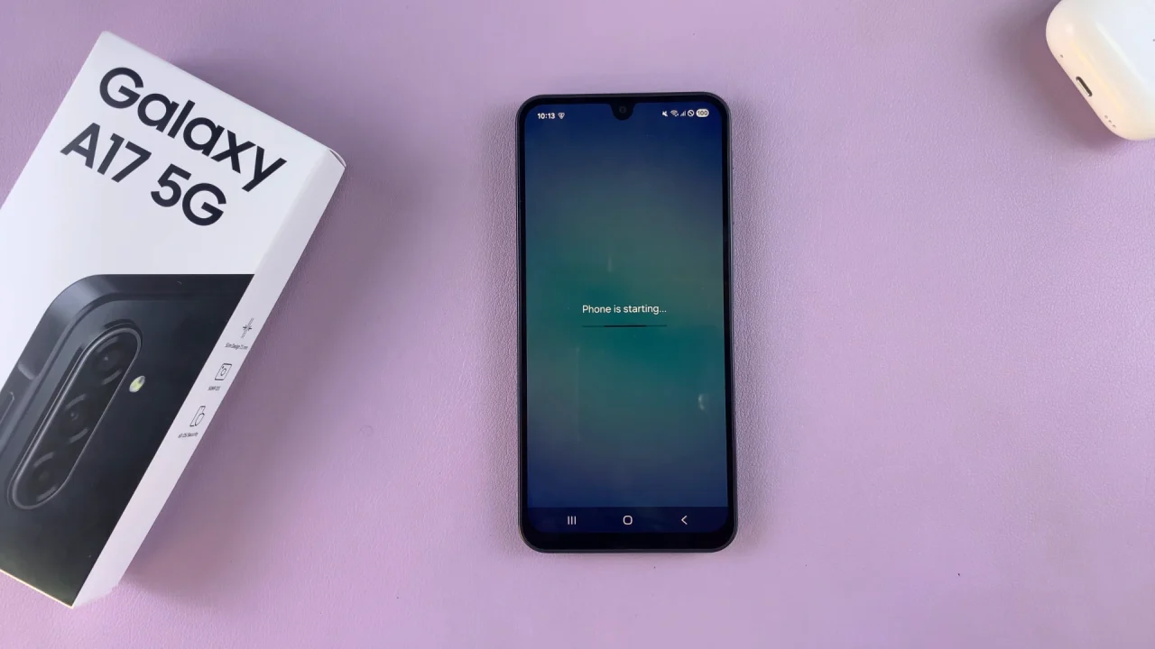 Restart Samsung Galaxy A17 5G
