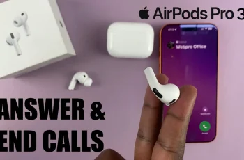 How To Answer, End & Reject Incoming Calls On Airpods Pro 3 How To Answer, End & Reject Incoming Calls On Airpods Pro 3