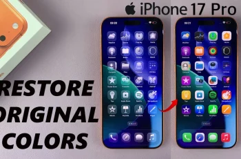 How To Revert Icons To Their Original Colors In iPhone 17 / 17 Pro How To Revert Icons To Their Original Colors In iPhone 17 / 17 Pro