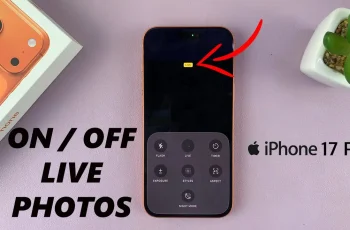 How To Turn Live Photos ON / OFF On iPhone 17 / 17 Pro How To Turn Live Photos ON / OFF On iPhone 17 / 17 Pro