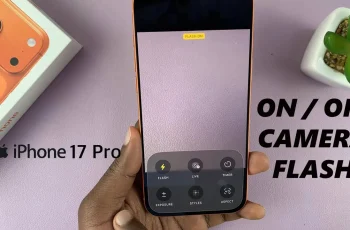 How To Turn Camera Flash ON / OFF On iPhone 17 / 17 Pro