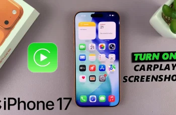 How To Enable Apple Car Play Screenshots On iPhone 17 / 17 Pro