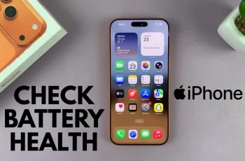How To Check Battery Health On iPhone 17 / 17 Pro